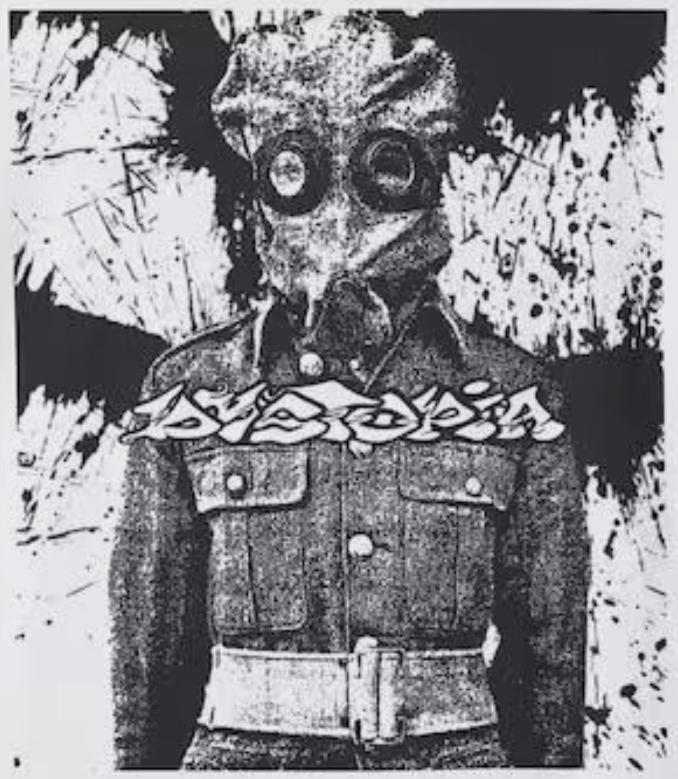 Dystopia - White Gas Mask - Shirt